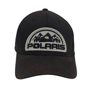 Polaris Hat Cap Fitted L/XL Blue Flexfit Motorsports Outdoors (H4)